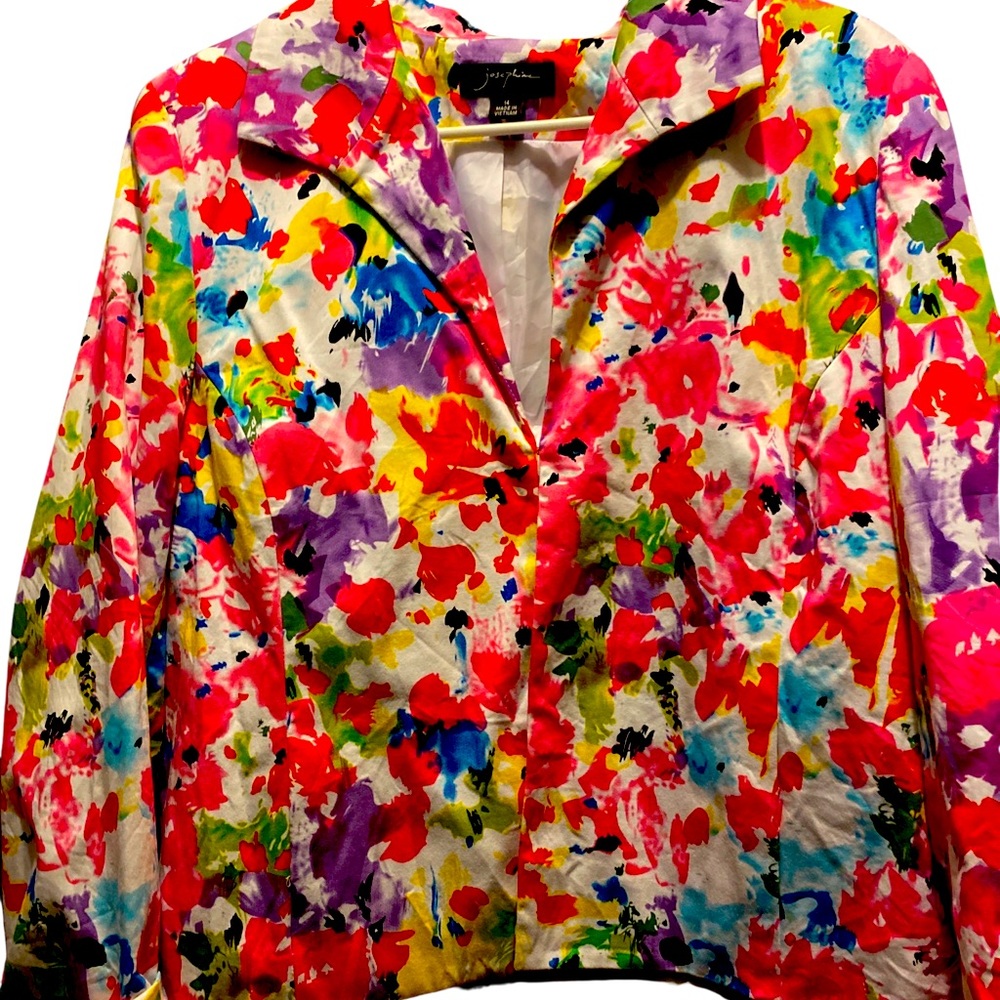 Colorful Blazer by Josephine size medium